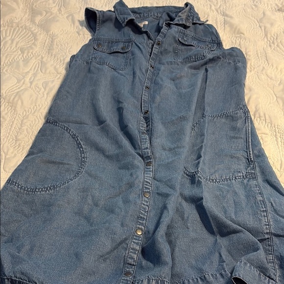 J. Jill Blue Midi Dress Elegant and Versatile - Picture 1 of 6
